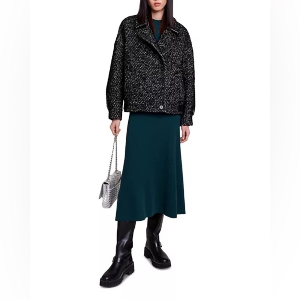 Maje Wool-blend Tweed Jacket - image 2